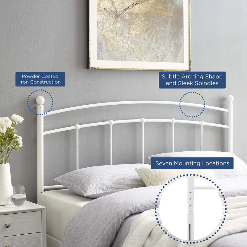 Abigail Metal Twin Headboard by Modway by HouseOfZazla