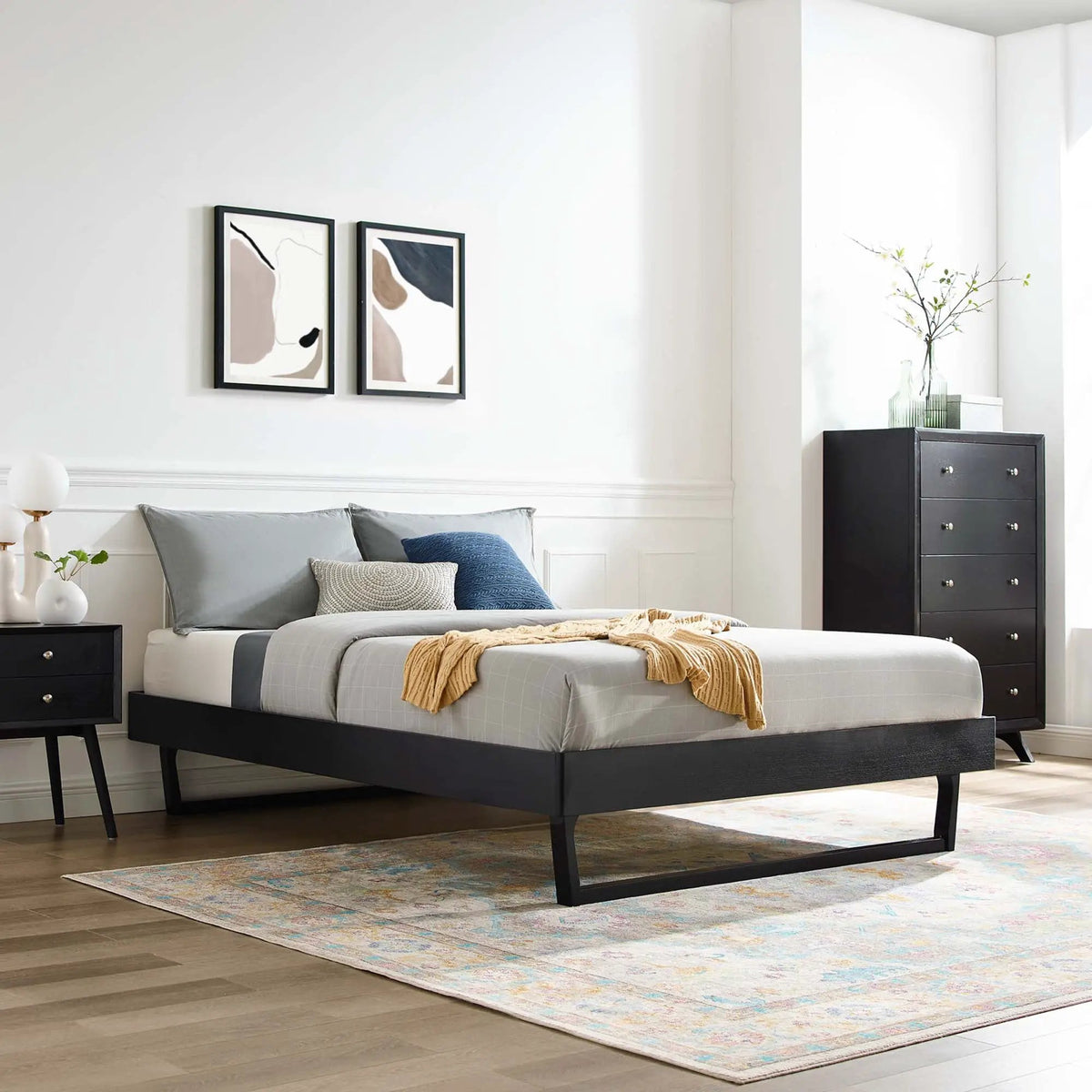 Billie Wood Full Platform Bed Frame by Modway by HouseOfZazla