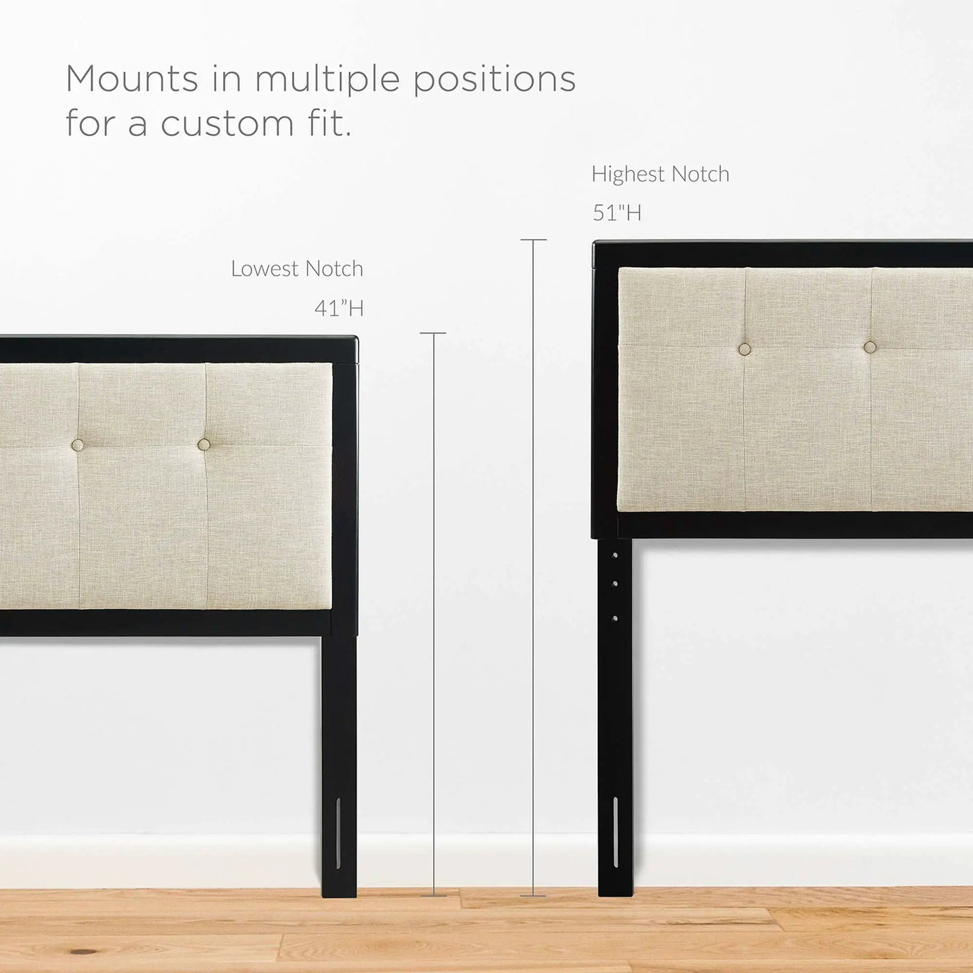 Draper Tufted Fabric and Wood Queen Headboard by Modway by HouseOfZazla