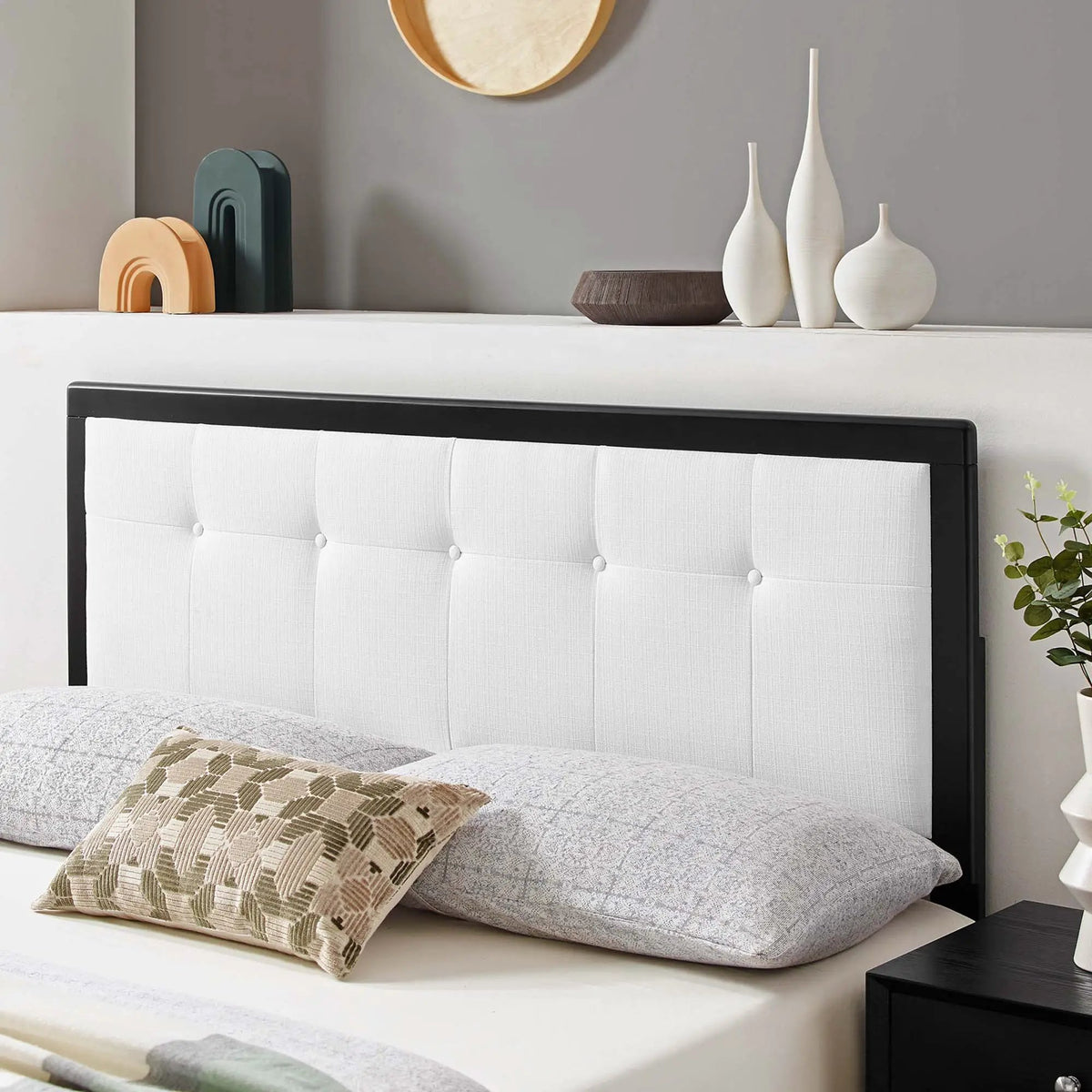 Draper Tufted Fabric and Wood Queen Headboard by Modway by HouseOfZazla