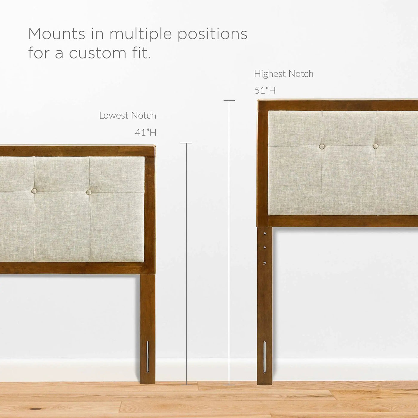 Draper Tufted Fabric and Wood Queen Headboard by Modway by HouseOfZazla