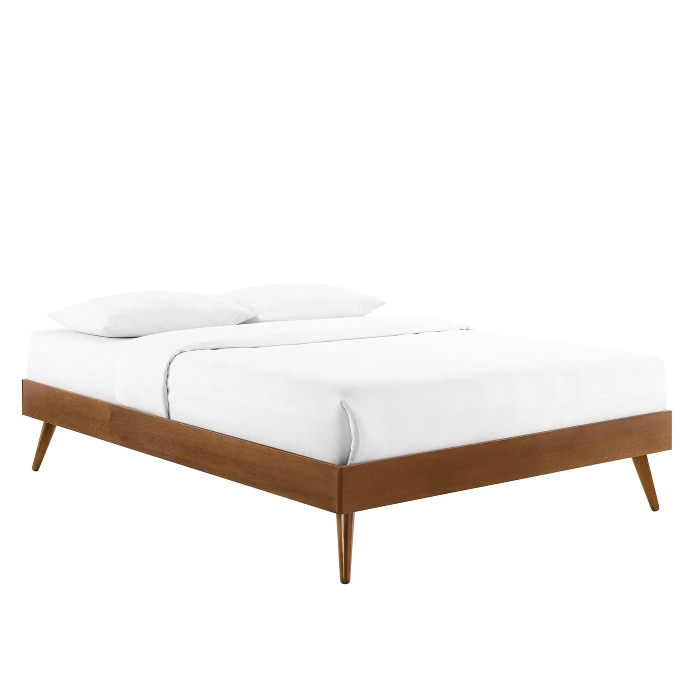 Bridgette Wood Twin Platform Bed With Splayed Legs by HouseOfZazla