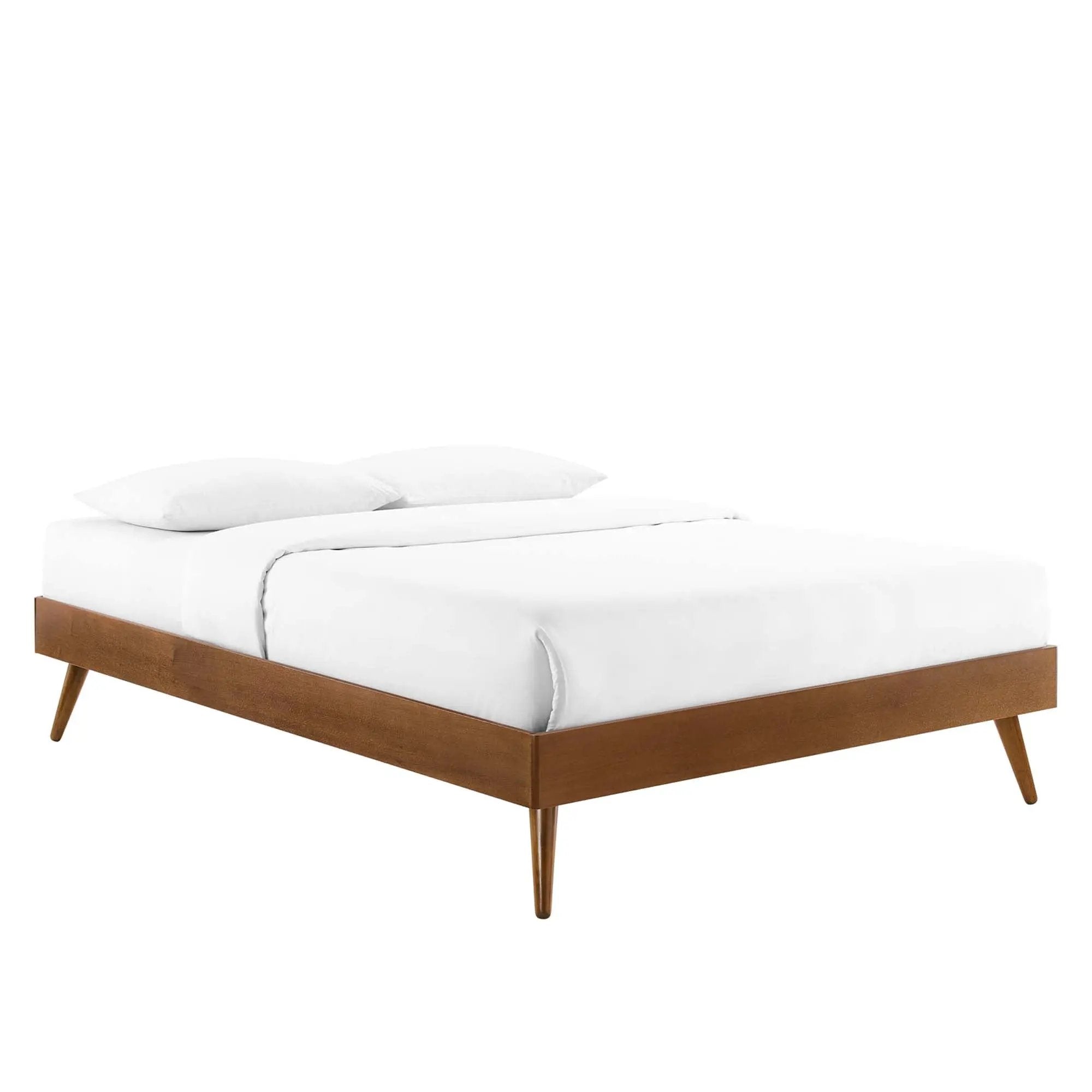 Bridgette Wood Twin Platform Bed With Splayed Legs by HouseOfZazla
