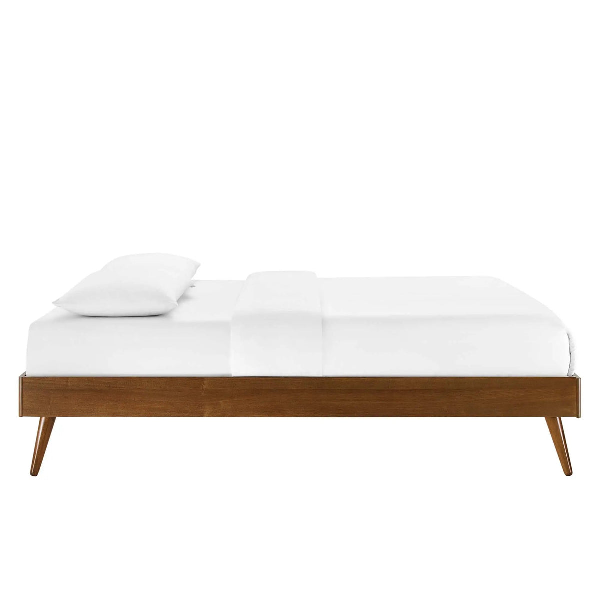 Bridgette Wood Twin Platform Bed With Splayed Legs by HouseOfZazla