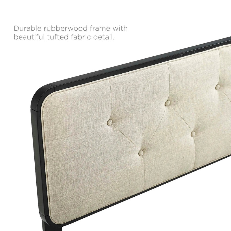 Collins Tufted Fabric and Wood Full Headboard by Modway by HouseOfZazla