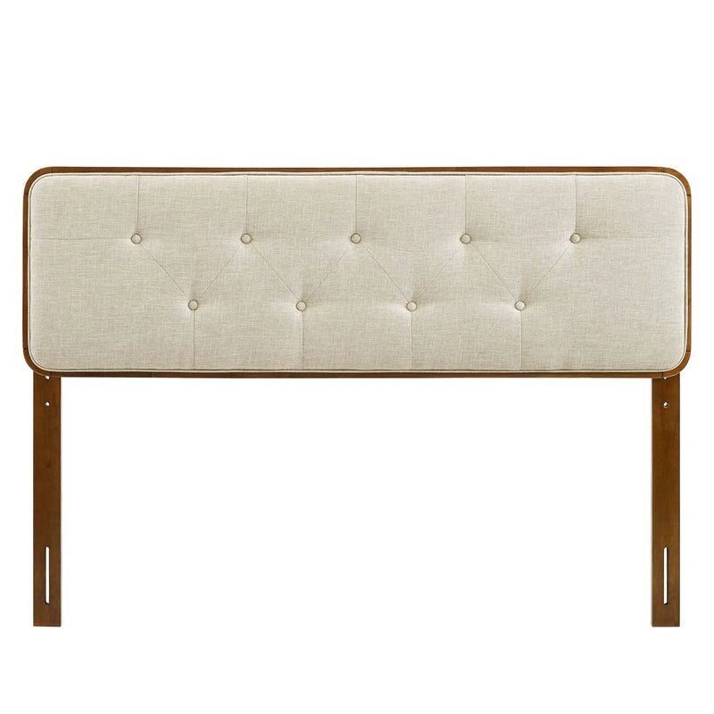 Collins Tufted Fabric and Wood Full Headboard by Modway by HouseOfZazla