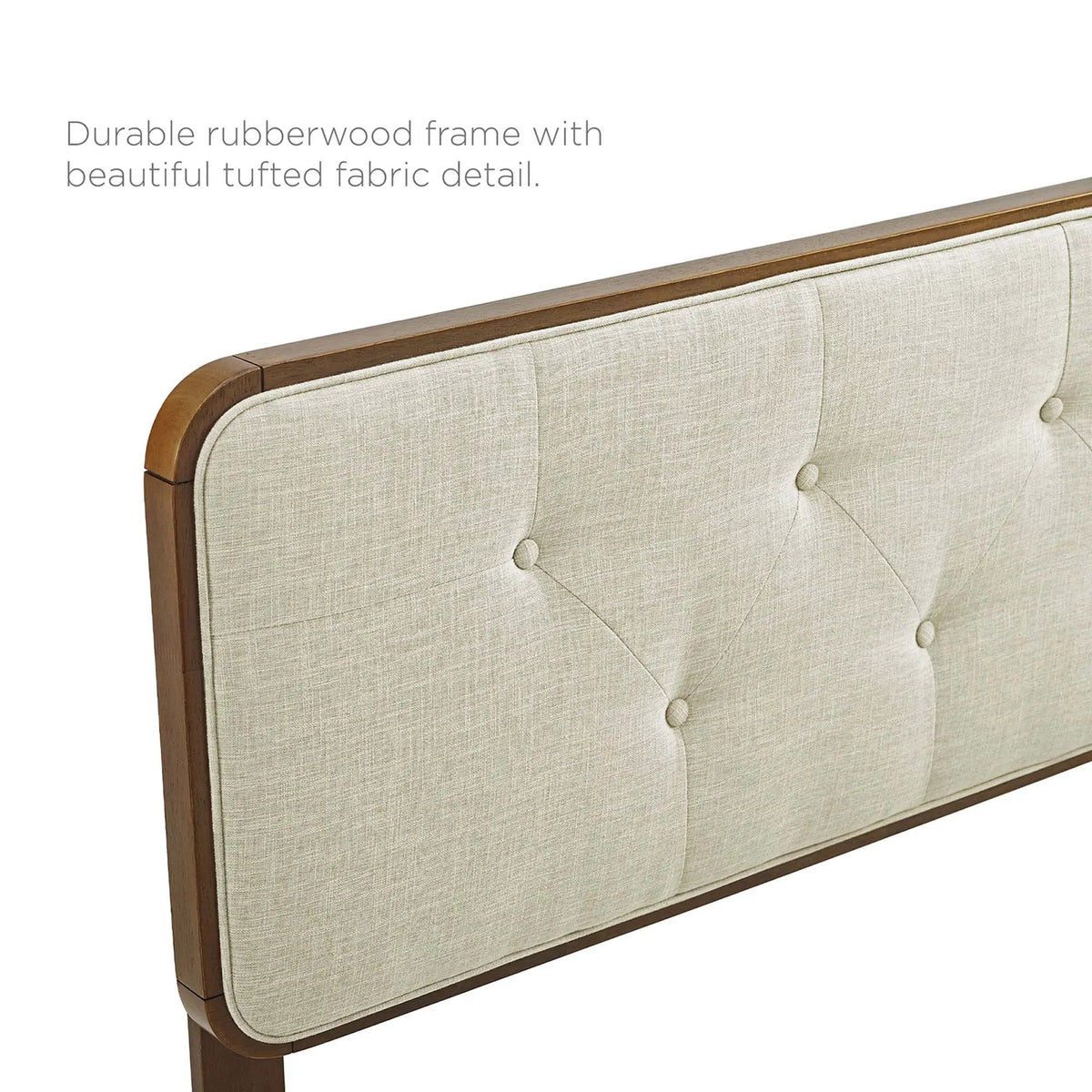 Collins Tufted Fabric and Wood Full Headboard by Modway by HouseOfZazla