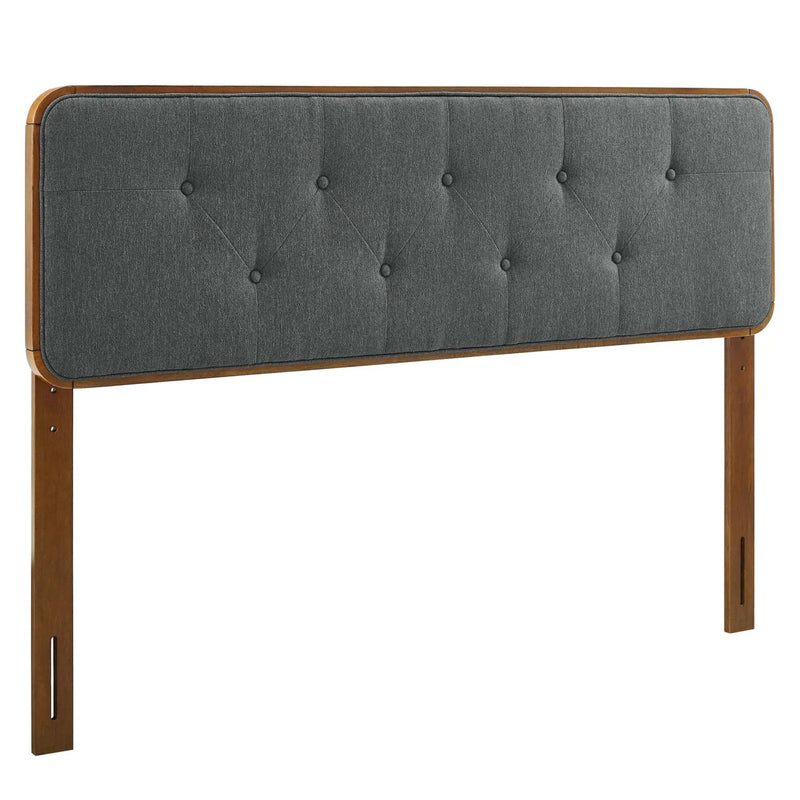 Collins Tufted Fabric and Wood Full Headboard by Modway by HouseOfZazla