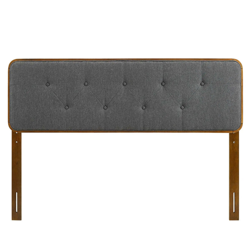 Collins Tufted Fabric and Wood Full Headboard by Modway by HouseOfZazla