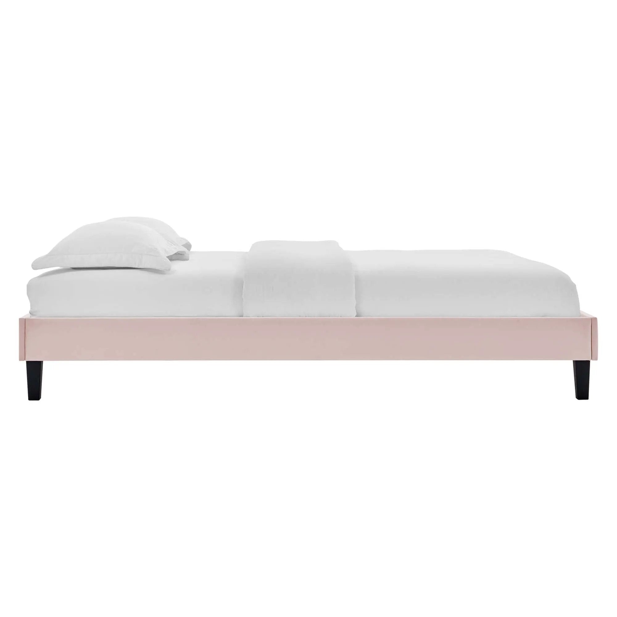 Reign Performance Velvet Twin Platform Bed Frame by Modway by HouseOfZazla