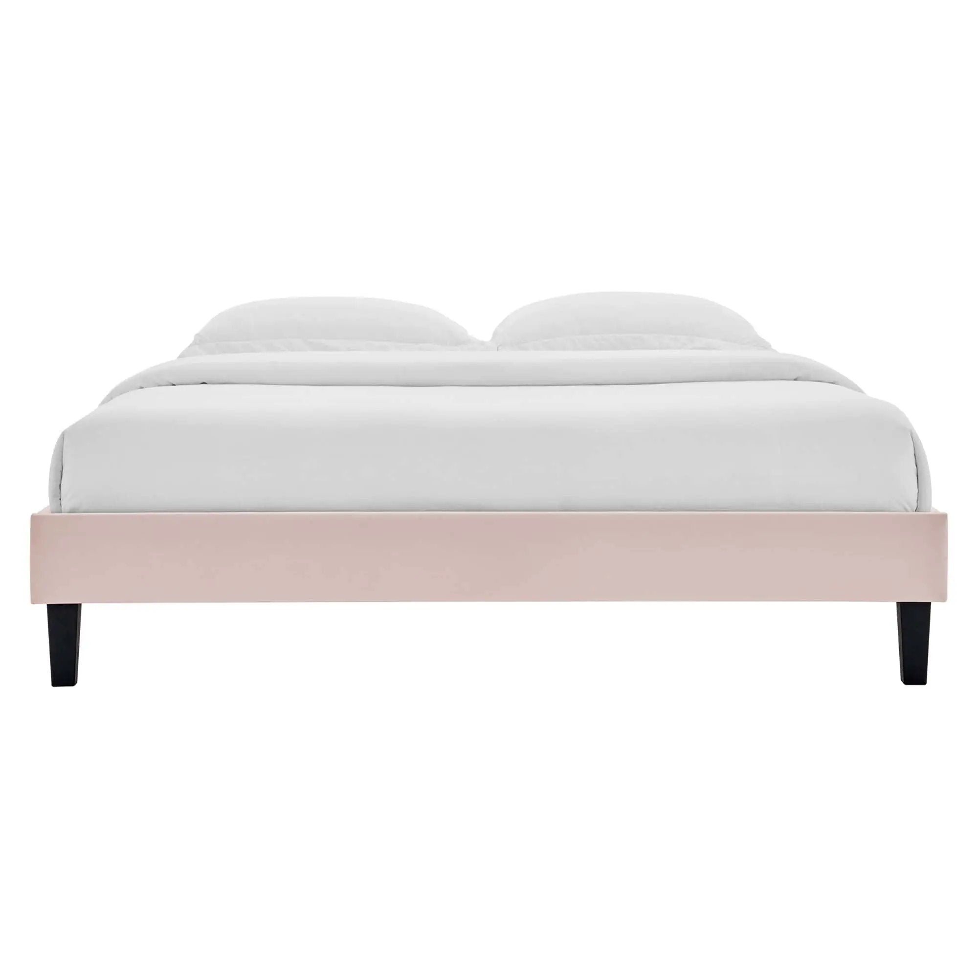 Reign Performance Velvet Twin Platform Bed Frame by Modway by HouseOfZazla