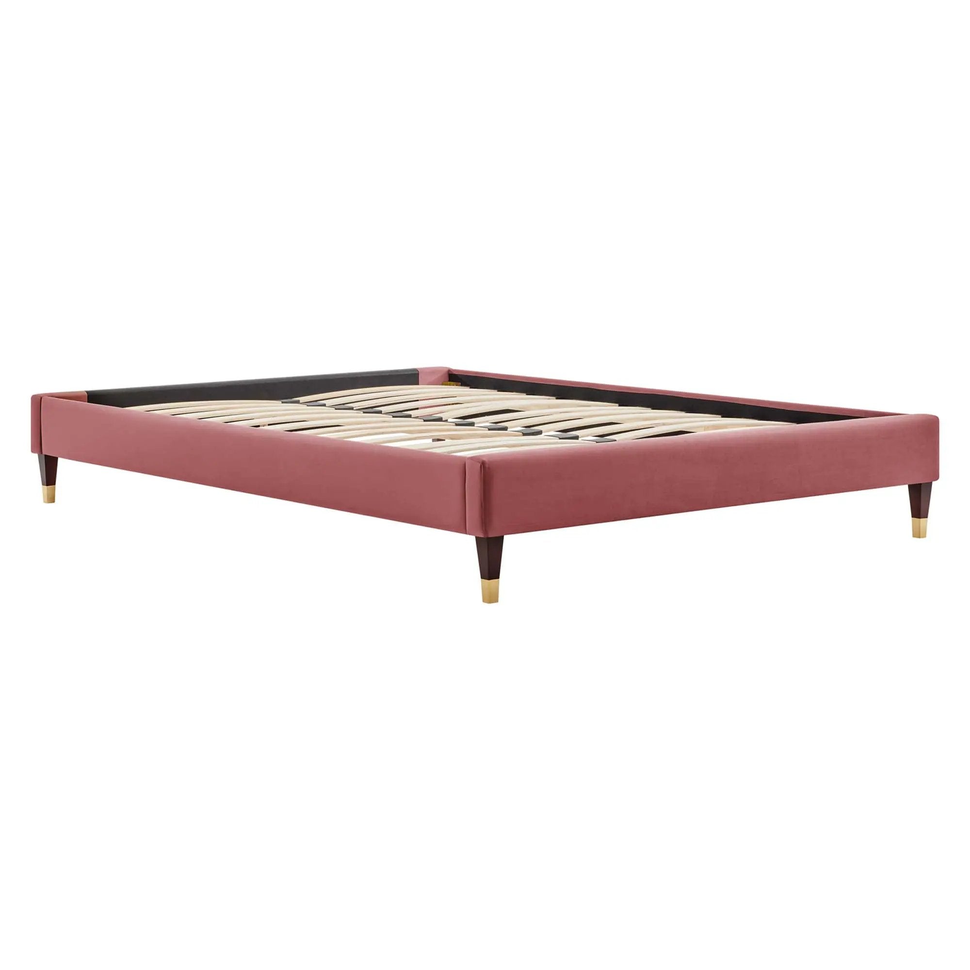 Harlow Performance Velvet Queen Platform Bed Frame by Modway by HouseOfZazla