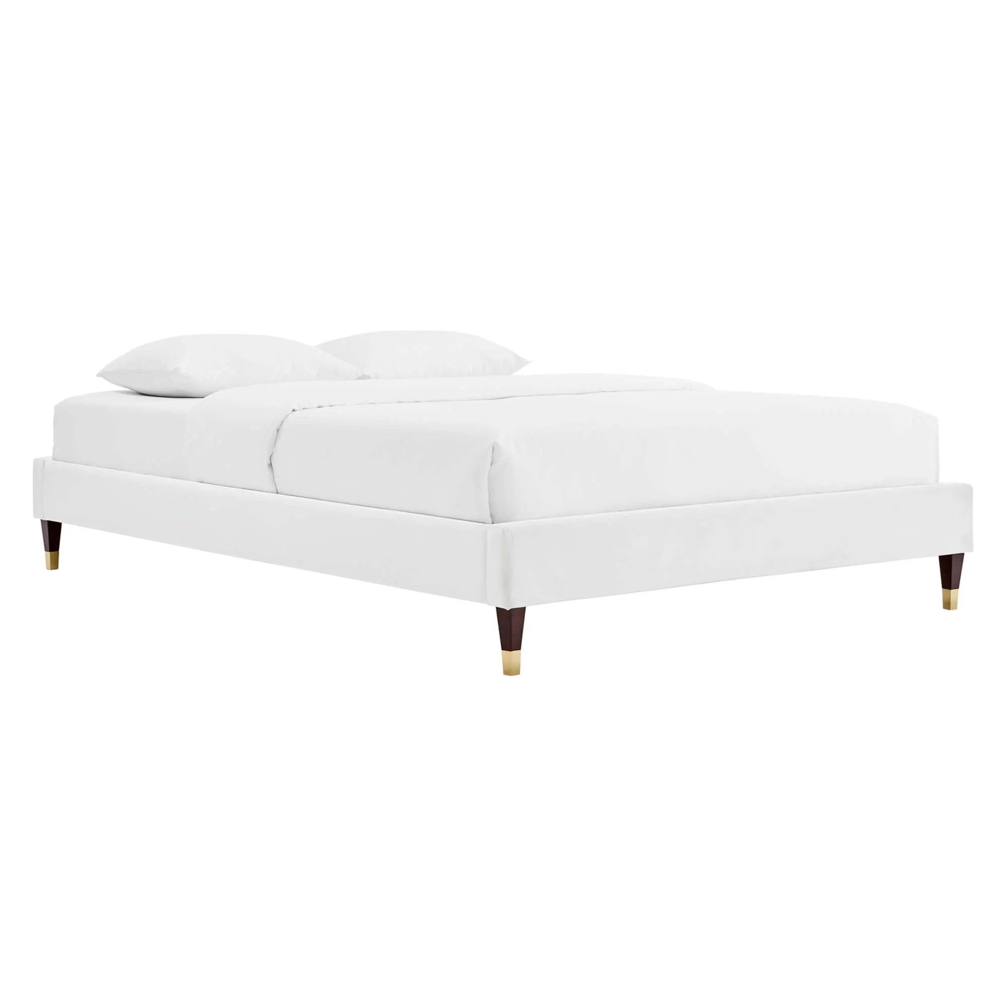Harlow Performance Velvet Queen Platform Bed Frame by Modway by HouseOfZazla