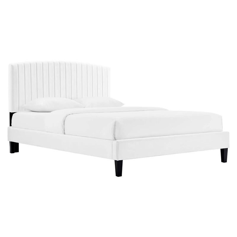Alessi Performance Velvet Queen Platform Bed by Modway by HouseOfZazla