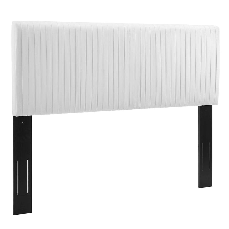 Eloise Channel Tufted Performance Velvet Full/Queen Headboard by HouseOfZazla