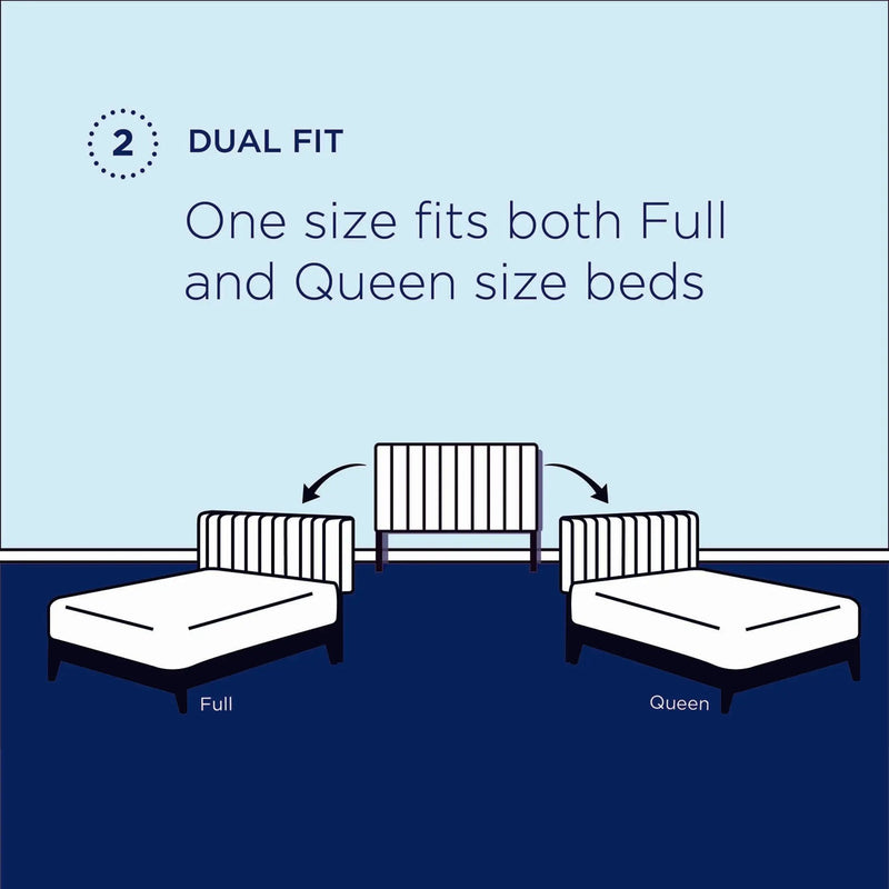 Eloise Channel Tufted Performance Velvet Full/Queen Headboard by HouseOfZazla
