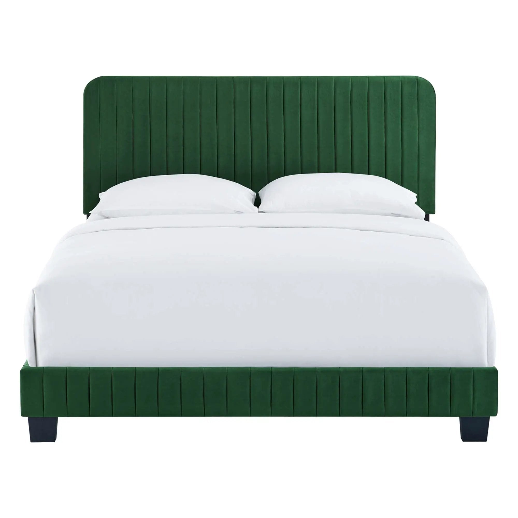Celine Channel Tufted Performance Velvet Queen Bed by Modway by HouseOfZazla