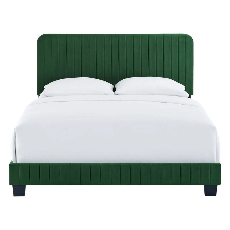 Celine Channel Tufted Performance Velvet Queen Bed by Modway by HouseOfZazla