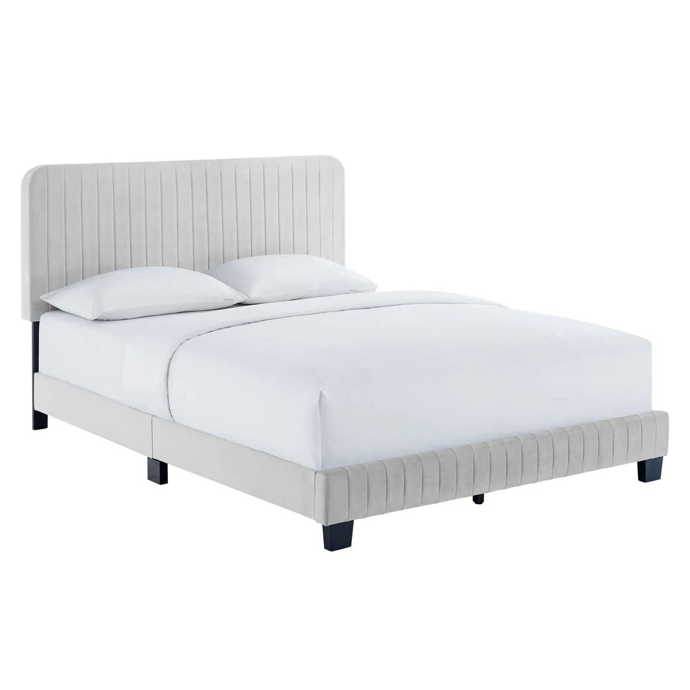 Celine Channel Tufted Performance Velvet Twin Platform Bed by Modway by HouseOfZazla