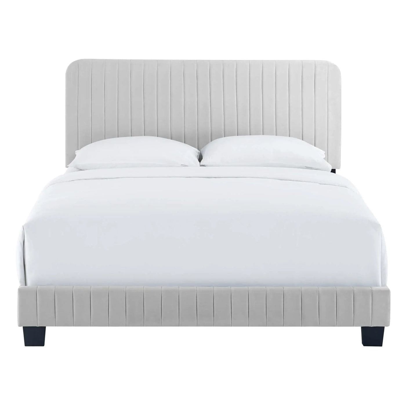 Celine Channel Tufted Performance Velvet Twin Platform Bed by Modway by HouseOfZazla
