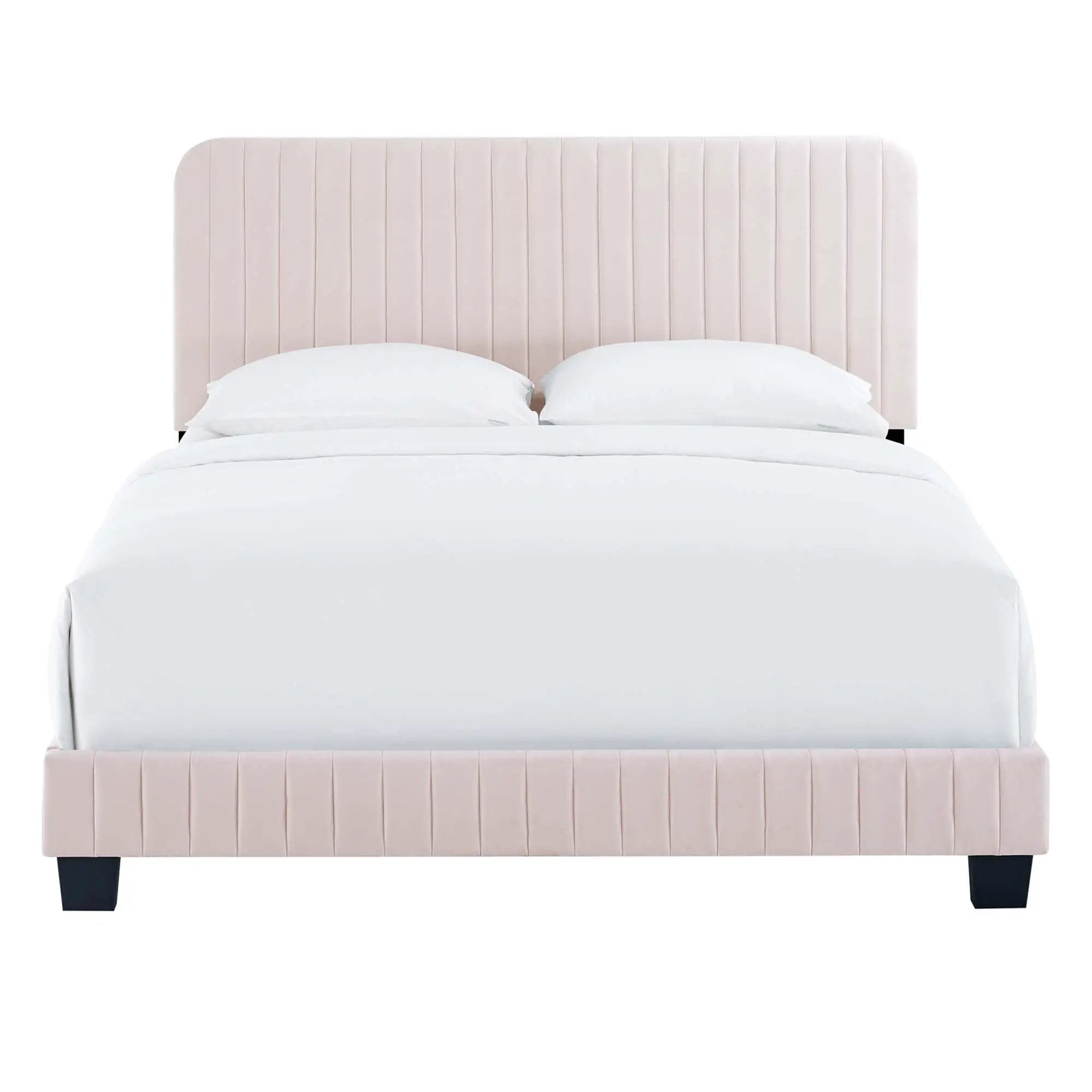 Celine Channel Tufted Performance Velvet Twin Platform Bed by Modway by HouseOfZazla