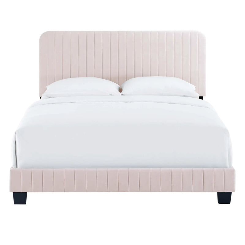 Celine Channel Tufted Performance Velvet Twin Platform Bed by Modway by HouseOfZazla