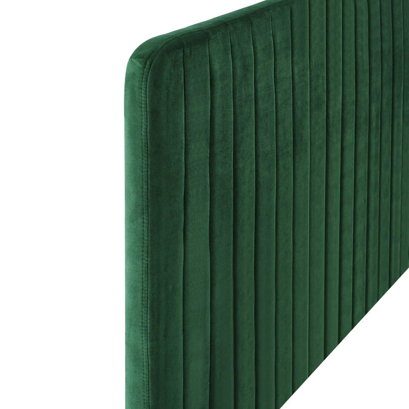 Milenna Channel Tufted Performance Velvet Full/Queen Headboard by Modway by HouseOfZazla