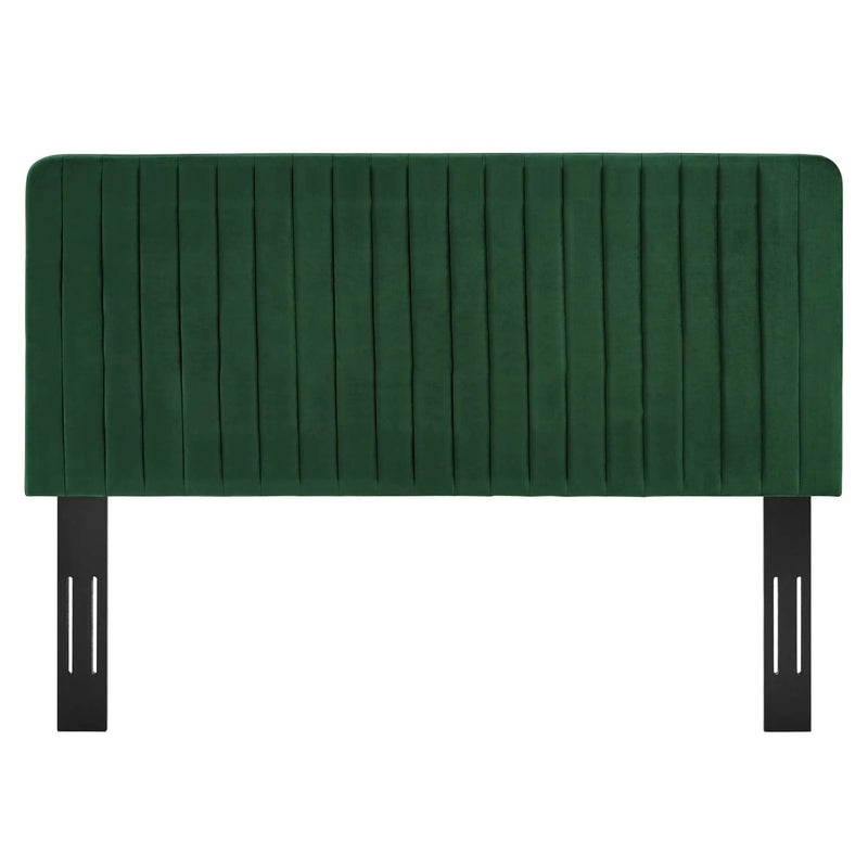 Milenna Channel Tufted Performance Velvet Full/Queen Headboard by Modway by HouseOfZazla
