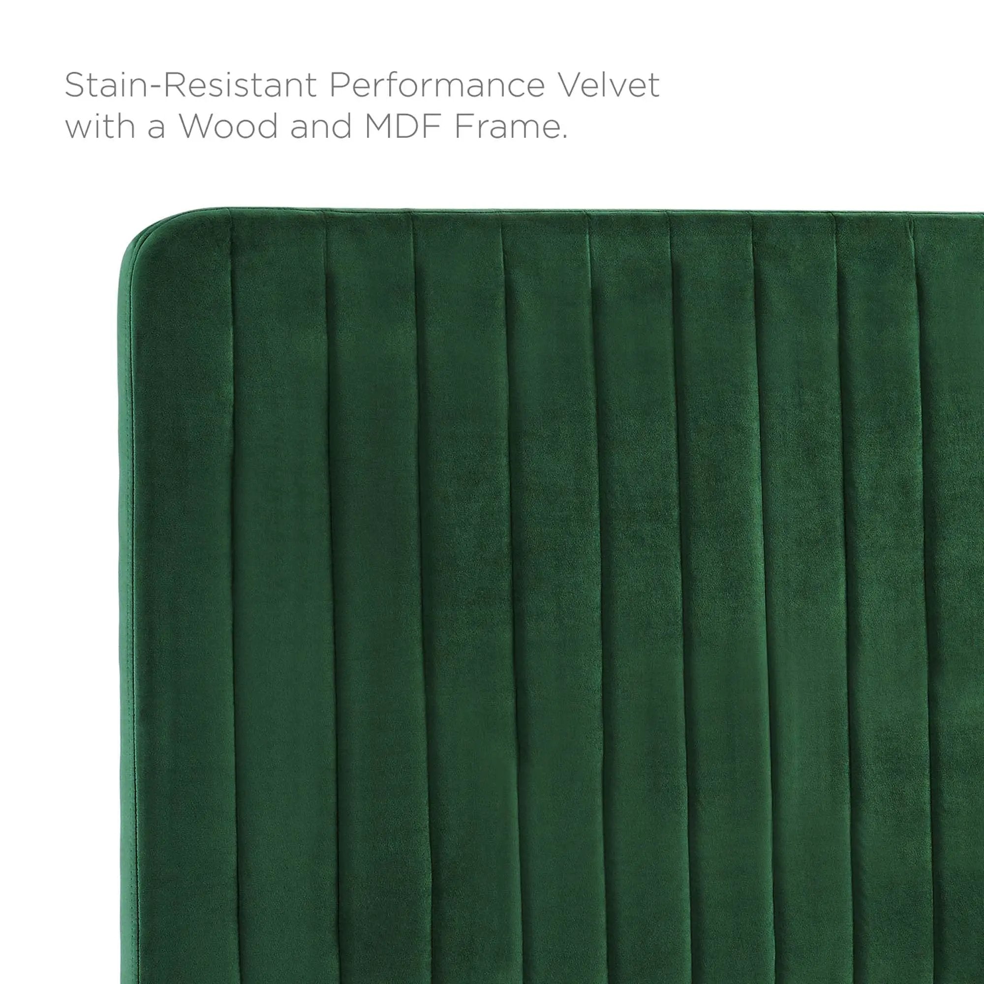 Milenna Channel Tufted Performance Velvet Full/Queen Headboard by Modway by HouseOfZazla