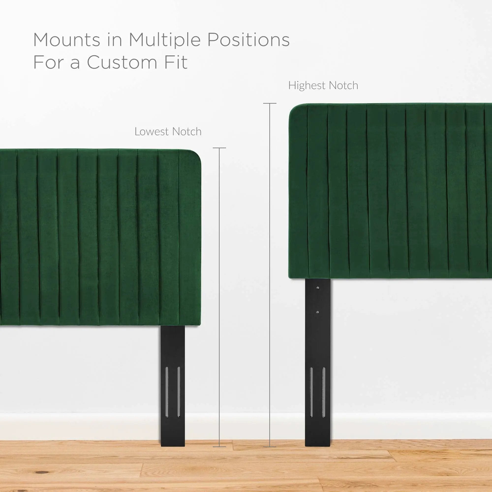 Milenna Channel Tufted Performance Velvet Full/Queen Headboard by Modway by HouseOfZazla