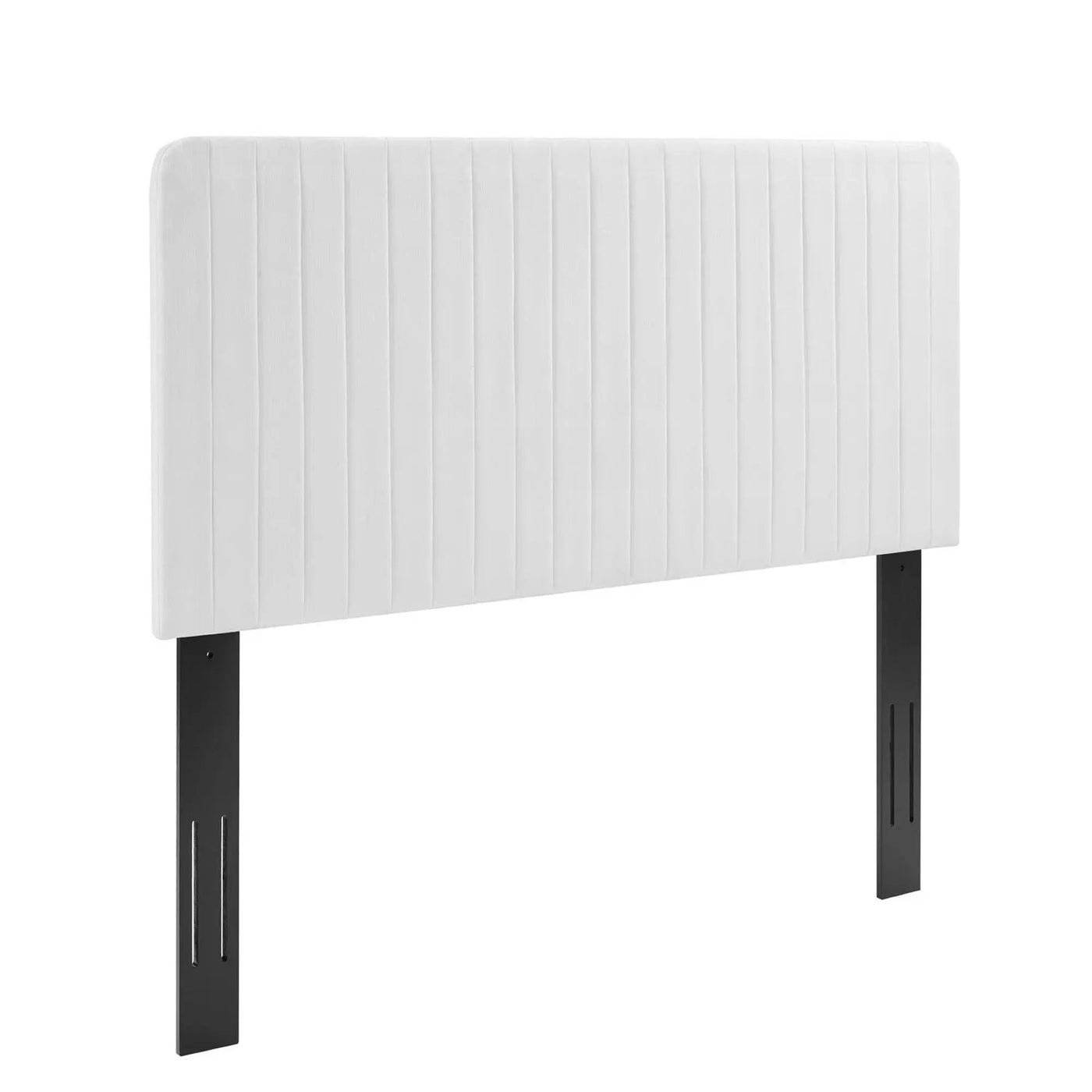 Milenna Channel Tufted Upholstered Fabric Full/Queen Headboard by HouseOfZazla