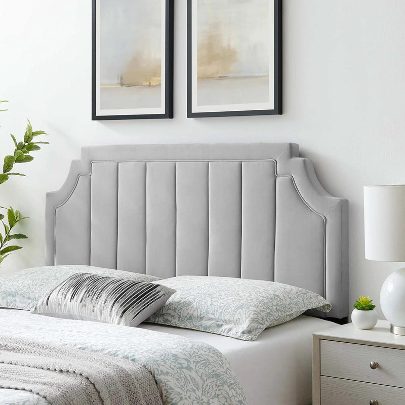 Alyona Channel Tufted Performance Velvet Twin Headboard by Modway by HouseOfZazla