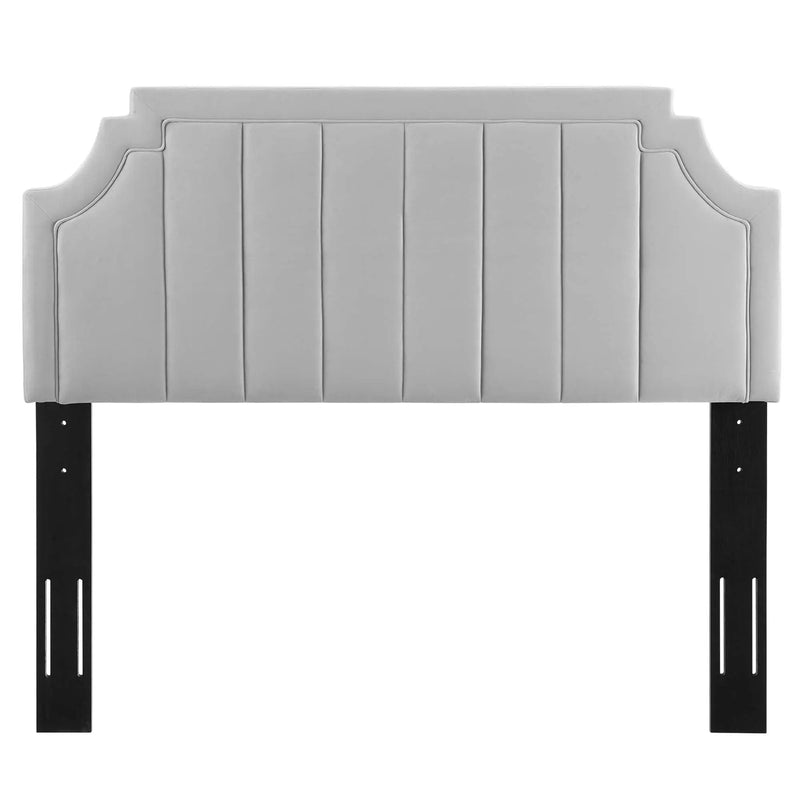Alyona Channel Tufted Performance Velvet Full/Queen Headboard by HouseOfZazla