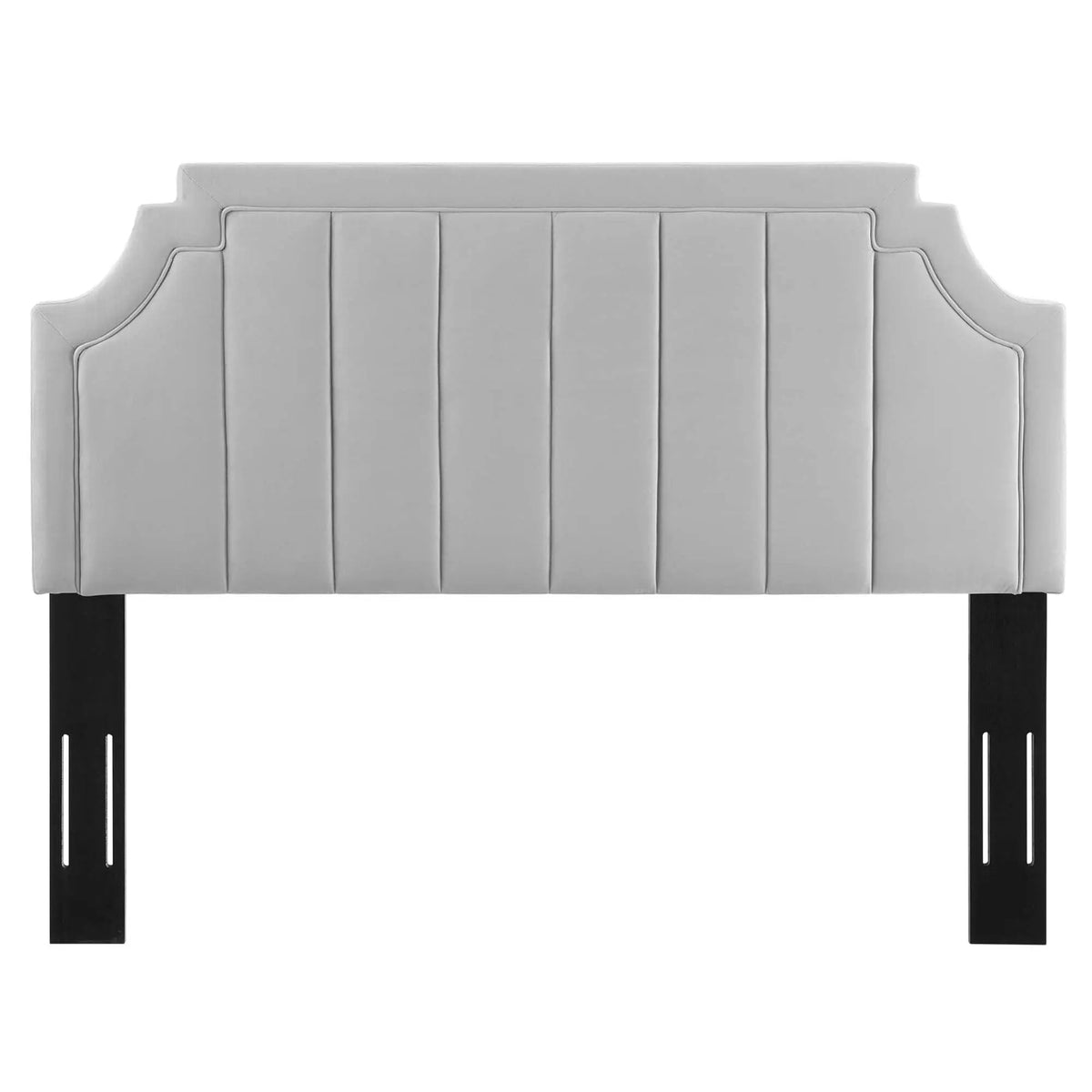 Alyona Channel Tufted Performance Velvet Full/Queen Headboard by HouseOfZazla