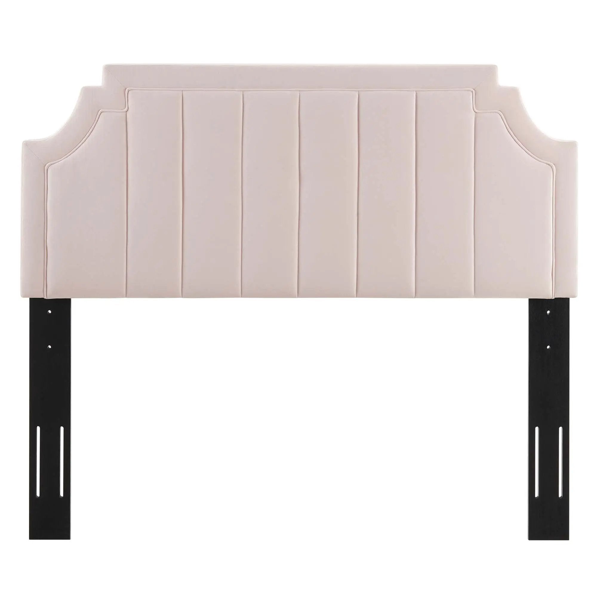 Alyona Channel Tufted Performance Velvet Full/Queen Headboard by HouseOfZazla