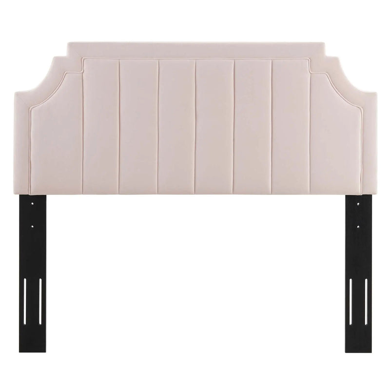 Alyona Channel Tufted Performance Velvet Full/Queen Headboard by HouseOfZazla
