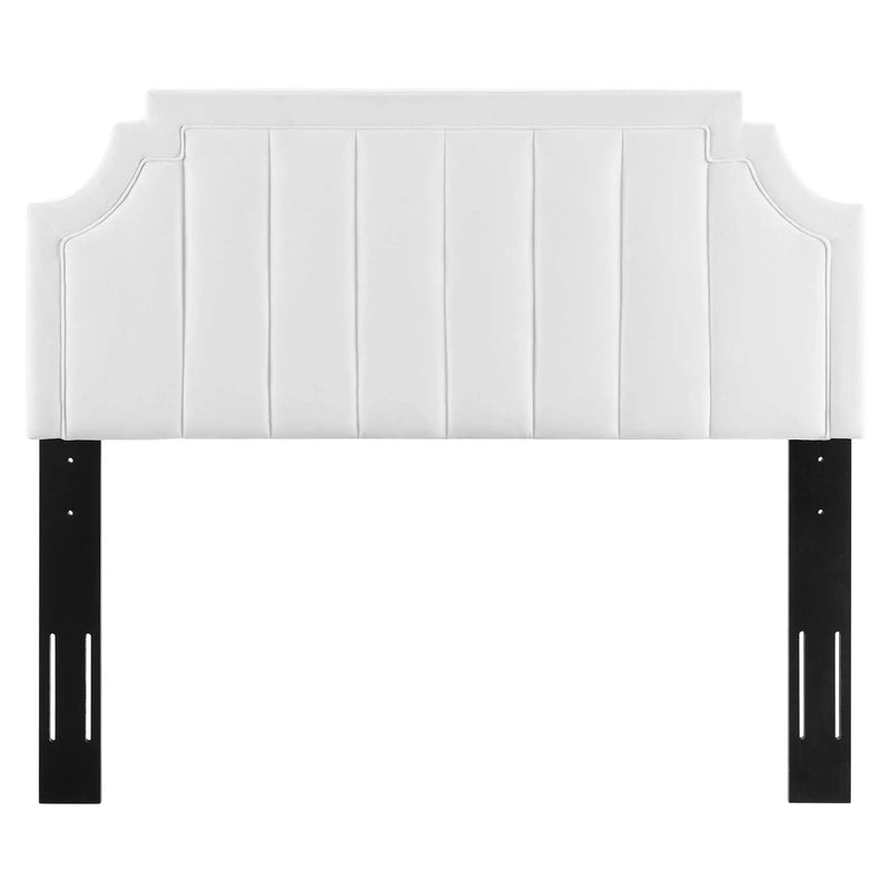 Alyona Channel Tufted Performance Velvet Full/Queen Headboard by HouseOfZazla