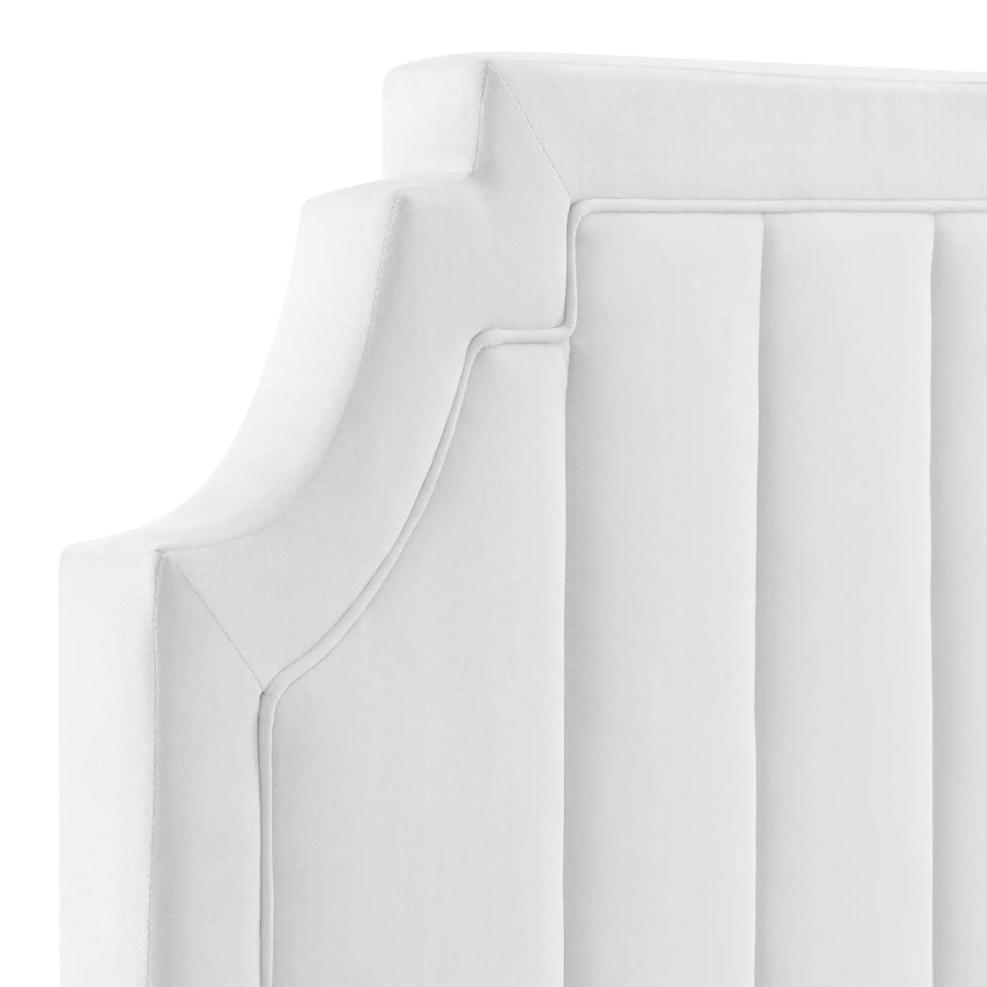 Alyona Channel Tufted Performance Velvet Full/Queen Headboard by HouseOfZazla