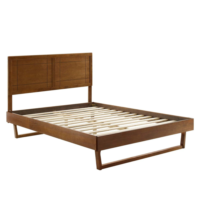Marlee Wood Queen Platform Bed with Angular Frame by Modway by HouseOfZazla