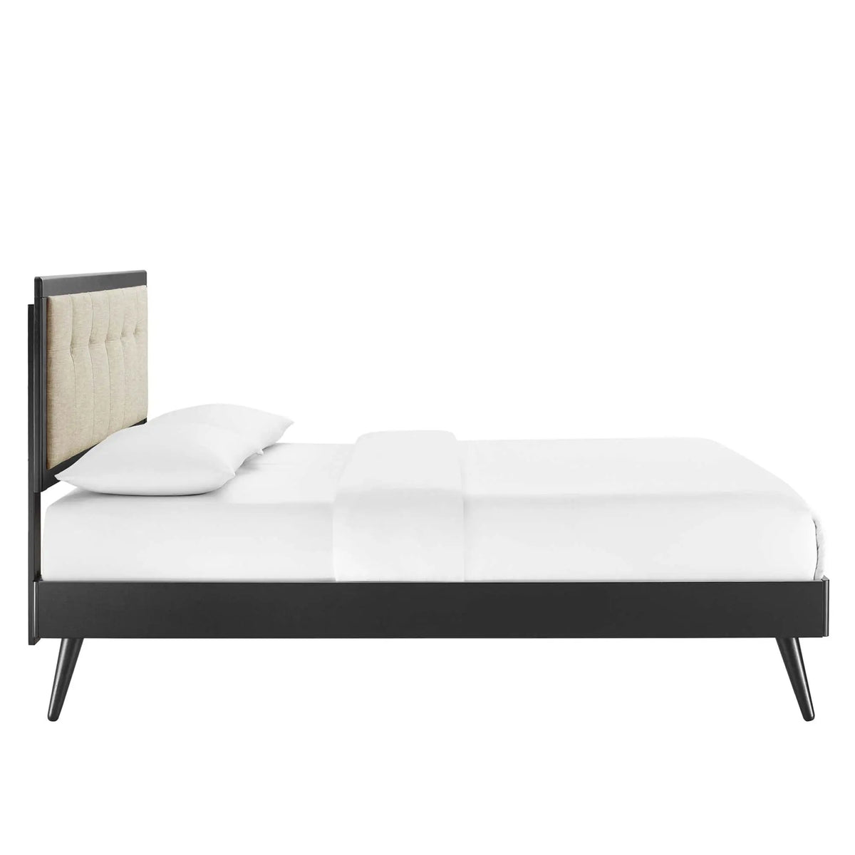 Willow Wood Queen Platform Bed with Splayed Legs by Modway by HouseOfZazla
