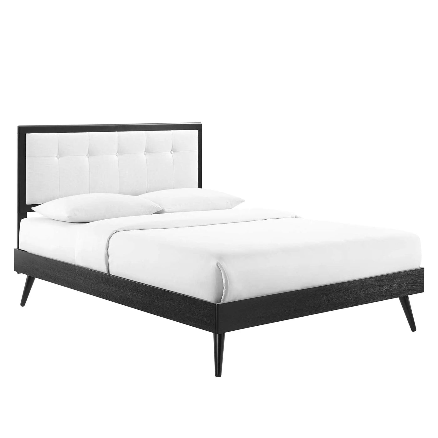 Willow Wood Queen Platform Bed with Splayed Legs by Modway by HouseOfZazla