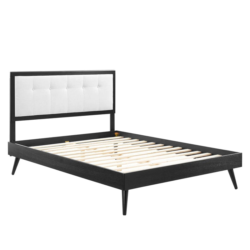 Willow Wood Queen Platform Bed with Splayed Legs by Modway by HouseOfZazla