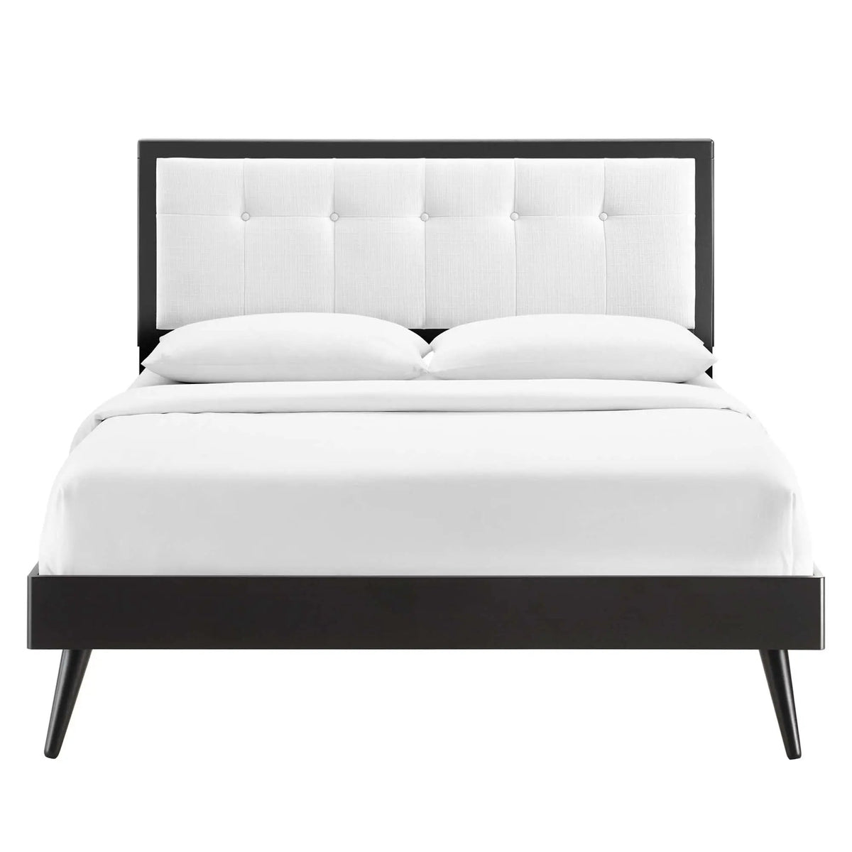 Willow Wood Queen Platform Bed with Splayed Legs by Modway by HouseOfZazla