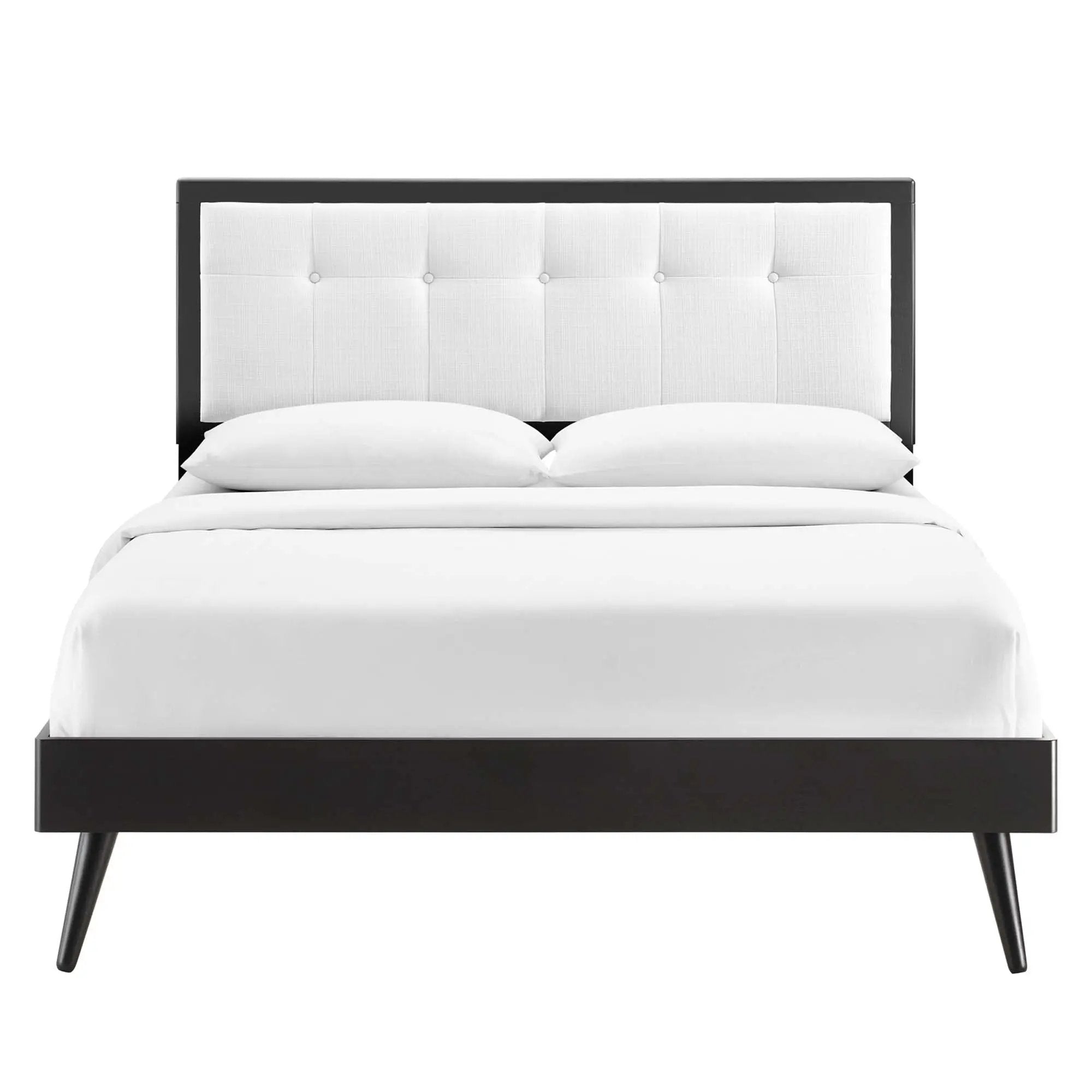 Willow Wood Queen Platform Bed with Splayed Legs by Modway by HouseOfZazla