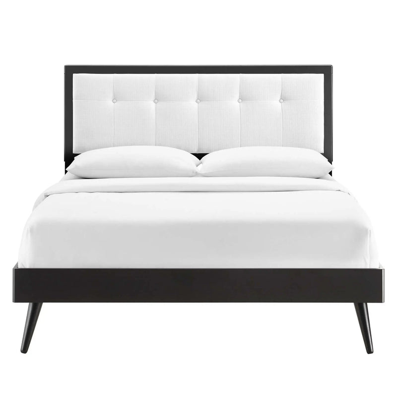 Willow Wood Queen Platform Bed with Splayed Legs by Modway by HouseOfZazla