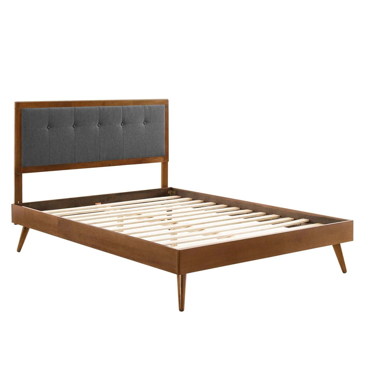 Willow Wood Queen Platform Bed with Splayed Legs by Modway by HouseOfZazla