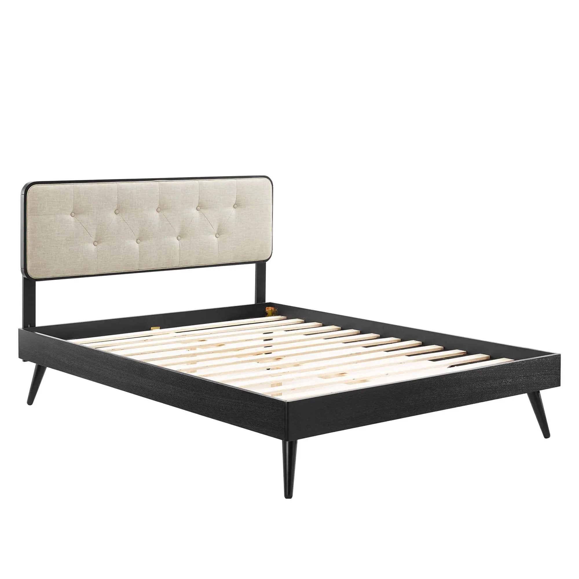 Bridgette Wood Queen Platform Bed with Splayed Legs by Modway by HouseOfZazla