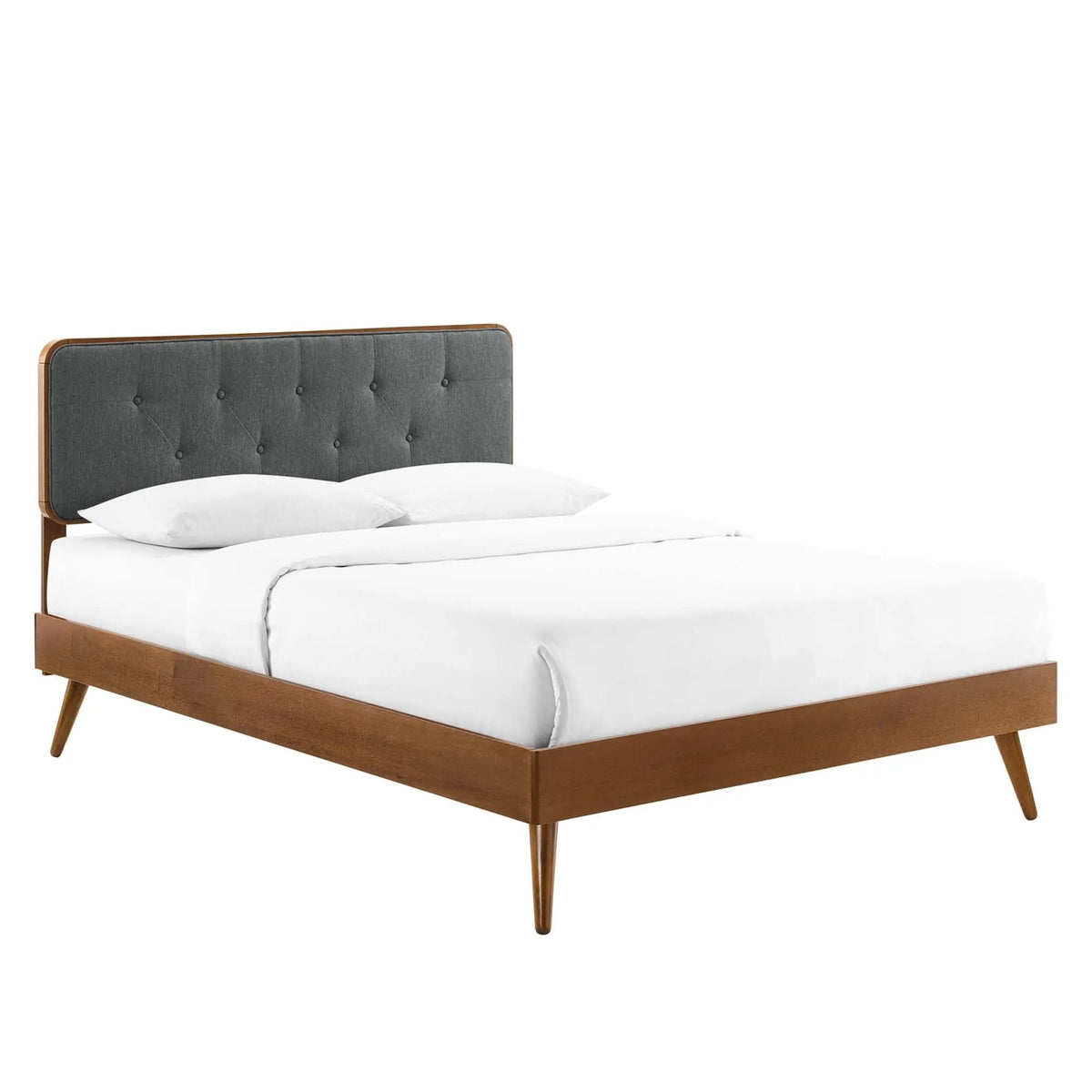 Bridgette Wood Queen Platform Bed with Splayed Legs by Modway by HouseOfZazla