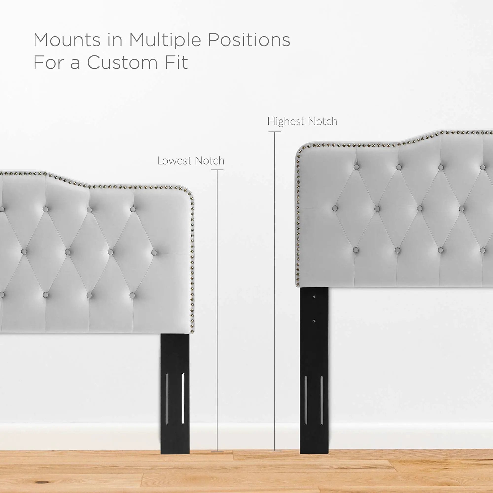 Sophia Tufted Performance Velvet King/California King Headboard by HouseOfZazla