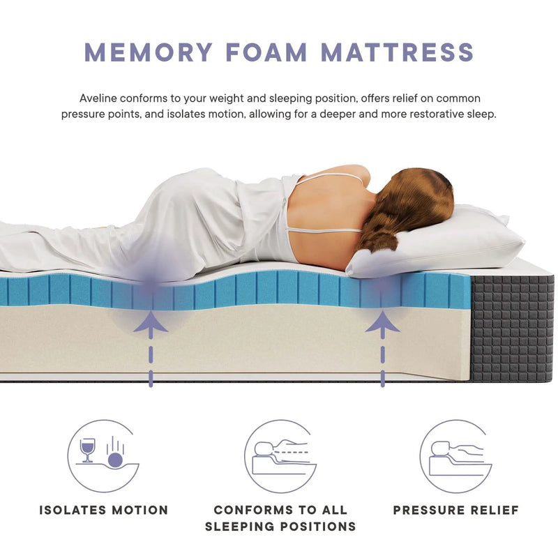 Aveline 12" Memory Foam Mattress by Modway by HouseOfZazla